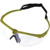 NUPROL Battle Pro Eye Protective Airsoft Glasses; Olive; Standard Type; Clear