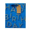 UK Greetings Medium Gift Bag for Him/Friend - Blue Design