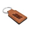 iPick Image Compatible with HEMI 392 Rectangular Brown Leatherette Key Chain