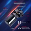 Universal Oil Catch Can Tank Filter Baffled With Hose Kit, 300ML(Black)