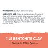 Nutricost Essentials Bentonite Clay (1 LB) - Rejuvenating Clay Mask