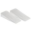 WOLFPACK 5320350 - Pack of 2 transparent door wedges.