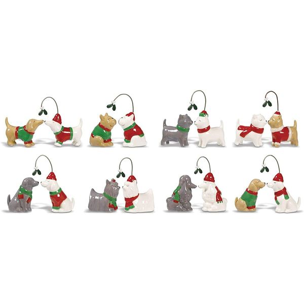 WHOLESALE LOT OF 48 Mistletoe Pets Ceramic Salt and Pepper Shakers Dogs cats