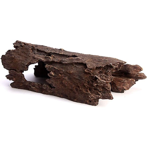 Reptile Hide, Fish Tank Accessories. Medium 10" Hollow Log for Aquarium, Lizard