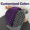 myHomeBody Extra Long Exfoliating Washcloth | Exfoliating Body Scrubber | Exfoliating Towel, Japanese Washcloth | 3D Texture Obsidian and Raisin Dots, Set of 2 with Silicone Facial Brush