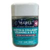 MAREE Vitamin B1 Thiamine & B7 Biotin Gummies, A E D C Vitamins Complex Collagen