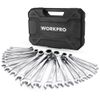 WORKPRO 22-Piece Ratcheting Wrench Set Auto Bicycle Repair Home Projects Tool