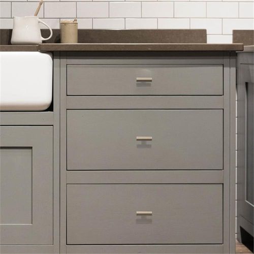 Design House 1.5" 10-Pack Stainless Steel T Pull Cabinet Knob in Silver