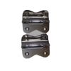 Hoosier Cabinet Hinge Nickel Plated Brass For Lower Door - Pair