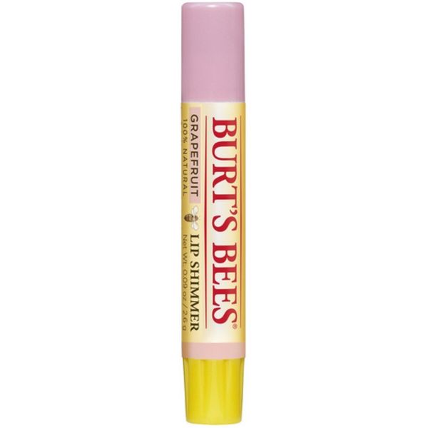 Burt's Bees Lip Shimmer, Grapefruit 0.09 oz (Pack of 2)