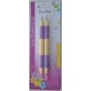 Embossing Tool Double Pack w/ 4 Diff Tips Emboss Transfer Texture Applicator NEW
