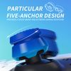 PlayVital Thumbs Pro ARMOR PS5 Controller Thumb Stick Extender, Joystick Cap Grip for PS5 Controller - 2 High Rays & 2 Mid Raise Domes [Blue]