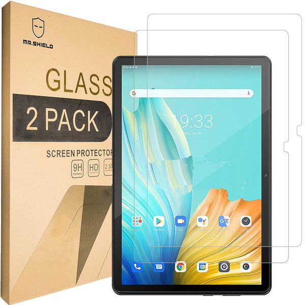 Mr.Shield Screen Protector for Blackview Tab 13/ Tab 12 / Tab 10 / Tab 9 / Tab 8, Tablet, 10.1 Inch [Tempered Glass] [2-PACK] Screen Protector