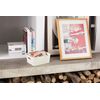 Curver My Style Small Rectangular Storage Basket, Vintage White, 4 Litre
