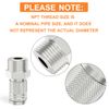 GASHER 10PCS 3/4-Inch Male Industrial Coupler,1/4 Basic Flow Quick Connect Air Coupler