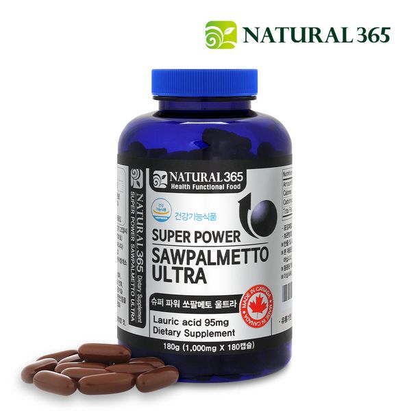 Natural 365 Super Power Saw Palmetto Ultra 180g, 1ea