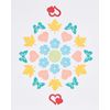 Docrafts Palm Punch, Pointed Butterfly, Medium, Paper, White