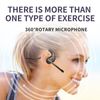Open Ear Bone Conduction Bluetooth 5.3 Wireless Headphones With Detachable Mic