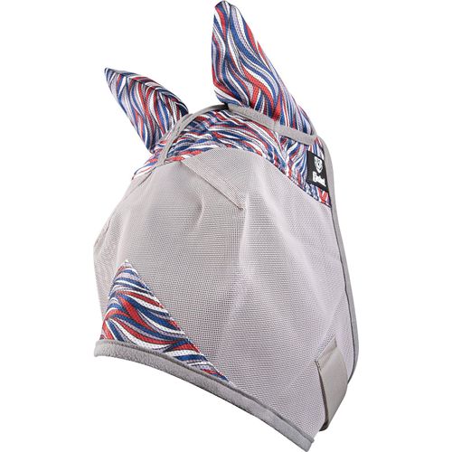 Cashel Crusader Fly Mask, Standard with Ears (American Wave, Horse)