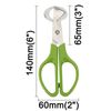 Generic 2-Pack Compact Stainless Steel Quail Egg Scissors - Green Egg Shell Cutter and Opener