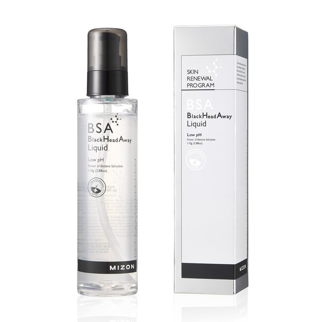 [MIZON] BSA Blackhead AWAY Liquid (110 ml) Kore cilt bakımı – peeling esansı – siyah nokta giderme – bitki özü – yumuşak peeling