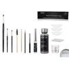 Makki 5 Slanted Stiff but flexible Tip Brush Applicators for Eyelash tint & Eye Brow tinting and lash perm curl