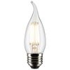 Satco 6Pk 4w CA10 LED 3000K Medium Base Dimmable - 40w equiv