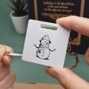 Azeeda 'snowman' Keyring Tape Measure/Spirit Level Tool (KM00031470)