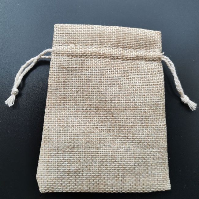 200pcs Cloth Jute Bag Sack Cotton Bag Drawstring Burlap Bag Jewelry Bags  Pouch Little Bags For Jewelry Display Storage Gift Bag