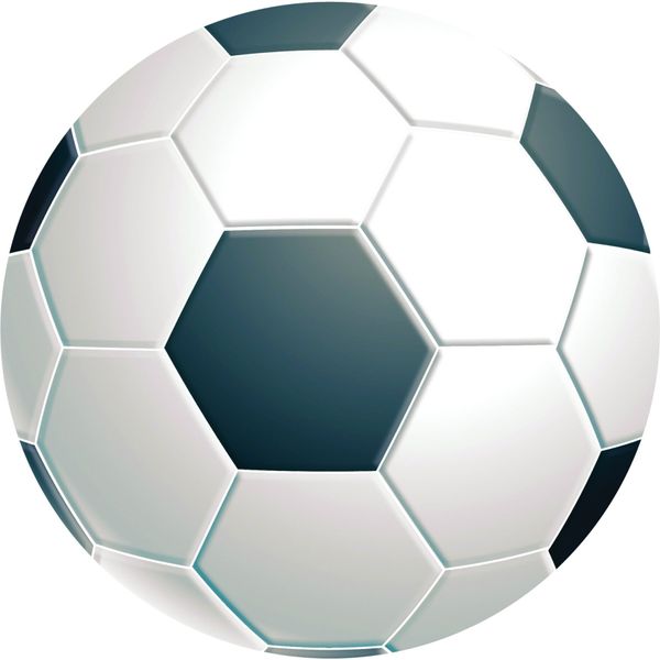 Fellowes Round Brite Mat Mouse Pad - Football