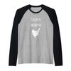 Chicken Momma - Cute Funny - Farm Farming Raglan Baseball Tee