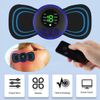 2pcs Portable EMS Electric Neck Back Massager Cervical Massage Patch Stimulator