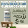 Glucan Elite – 85% Beta 1,3D Glucan 500mg - 60 vcaps | 85% Minimum Active 1,3 Linkage Ultra-Potency Beta Glucan – Highest Bioavailability with BGF-Immune (Pack of 3)