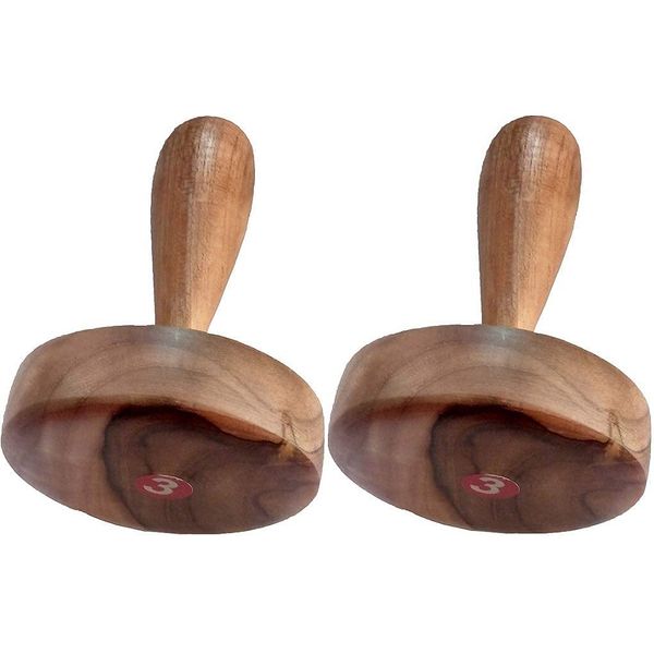 Pack of 2 Wooden ROTI CHAPATI Datta Press Potato Masher