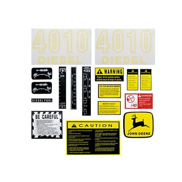 All States 4010 Decal Set Vinyl fits John Deere 4010