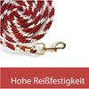 Pferdelinis Horse Lead Rope, Red, 3 Meters, Geometric Pattern