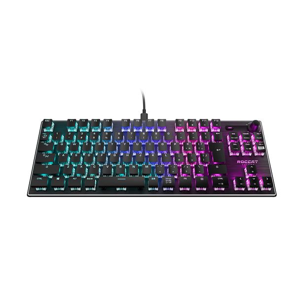 ROCCAT Vulcan TKL Compact Mechanical RGB USB Gaming Keyboard, JP, Japanese Sequence Model, Silent, Linear (Red Axis Equivalent), Numeric Keypadless, Domestic Genuine Product, German Design, ROC-12-285