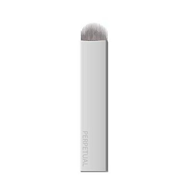 U Shaped Microblading Microblades U Shaped Needles Permanent Makeup Micro Blades Manual Eyebrows (21 U Shaped)