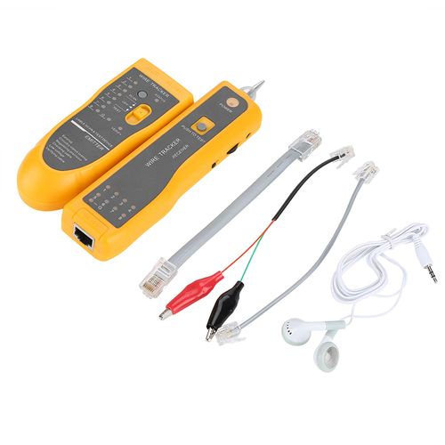 Network LAN Cable Tester, Network Cable Finder Cat 5 Wire Tracer Yellow Handheld Rapid Lan Network Cable Tester Line Finder Wire Tracker Diagnose Tone Tool