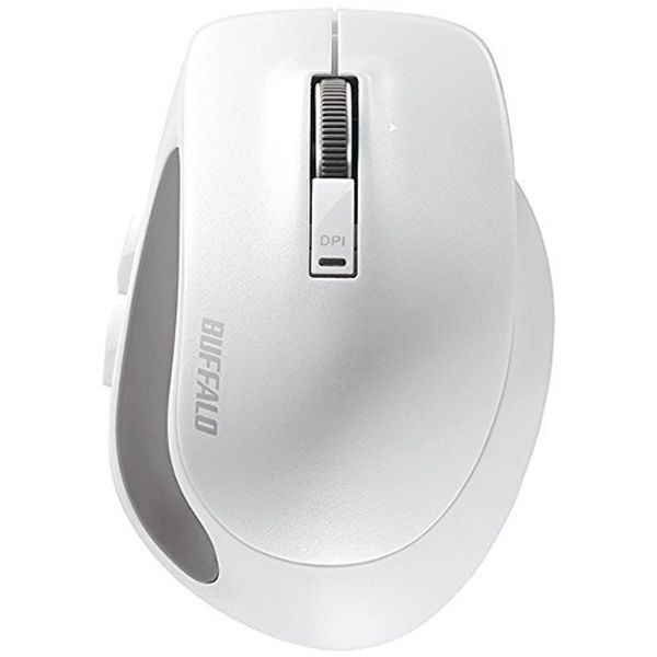 Buffalo BSMBB500SWH Premium Fit Mouse, Small, White