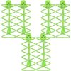 55 Sport Highly Reflective Elastic Lock Shoelaces - (Fluorescent Green)