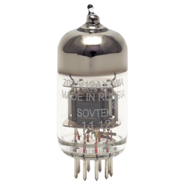 SOVTEK 7025/12AX7WA Miniature/mT Double 3-Pole Tube TSOV12AX7WA