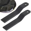 For Wolverine Skidsteer Brush Hog Cutter REPLACEMENT Blades Heavy Duty AR400 2pc
