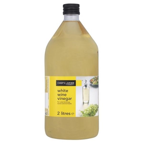 Chef's Larder White Wine Vinegar 2 Litres Plastic Bottle