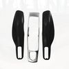 ACROPIX Car Remote Control Key Cover Case for Porsche Compatible with Macan, Black, 3 Pcs