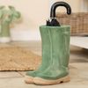 Dibor Green Ceramic Hallway Umbrella Stand Rack Brolly Holder Basket
