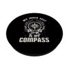 Inner Self Compass Growth Mentality Botanical Zen Mindfulness PopSockets with Interchangeable PopGrip