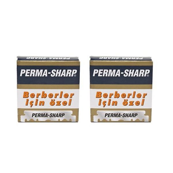 PERMA SHARP SINGLE EDGE PROFESSIONAL RAZOR BLADES 200 PIECES