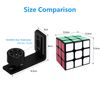 Adjustable Floor Guide Wall/Door Bottom Guide Sliding Barn Door Hardware Black 2PC
