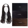 LESUN U-Shaped Fixed Wig, Upgraded Half Wig, Stable, Extension, Point Wig, Extension, Hair Wig, Natural, Heat Resistant, Long, Curly Hair, Wave, Sauvage, Easy to Install, 4 Colors, Multiple Color Variations (Dak Brown)